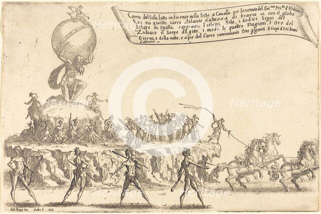 The Float of the Sun, 1616. Creator: Jacques Callot.