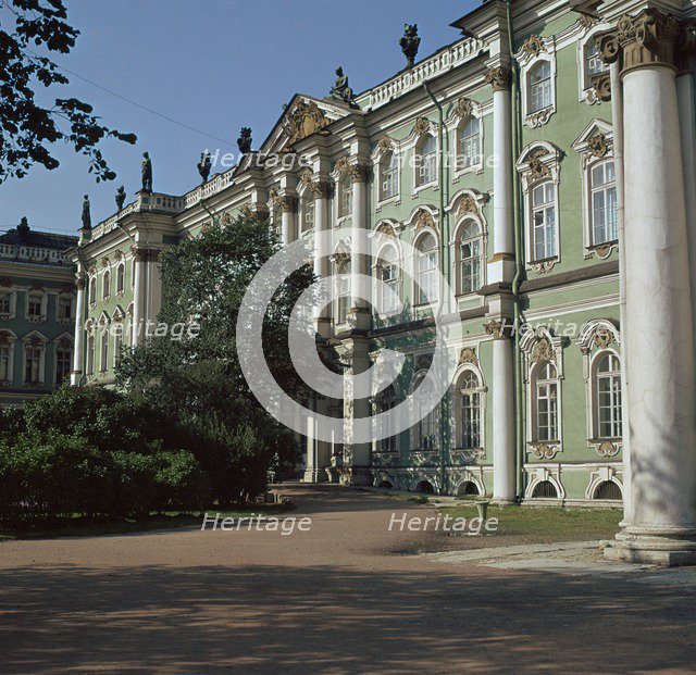 The Hermitage in St Petersburg, 18th century. Artist: Unknown