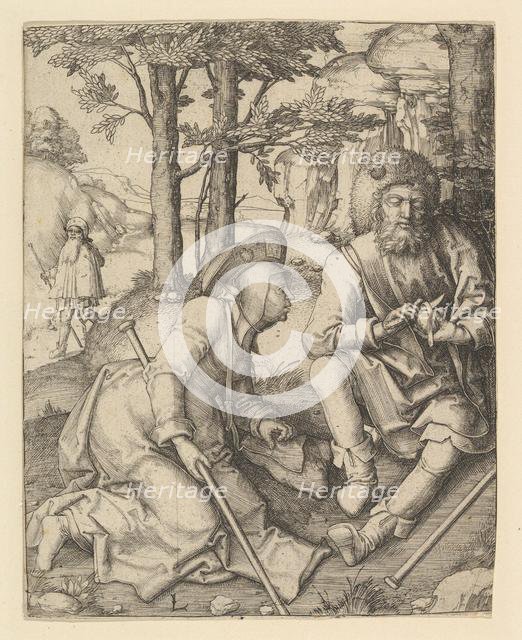 The Pilgrims, ca. 1508. Creator: Lucas van Leyden.