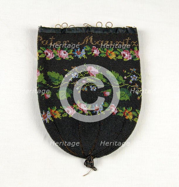 Pouch, American, 1840. Creator: Unknown.