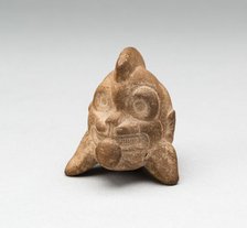 Whistle in the Form of the Head of a Jaguar, Possibly A.D. 250/900. Creator: Unknown.