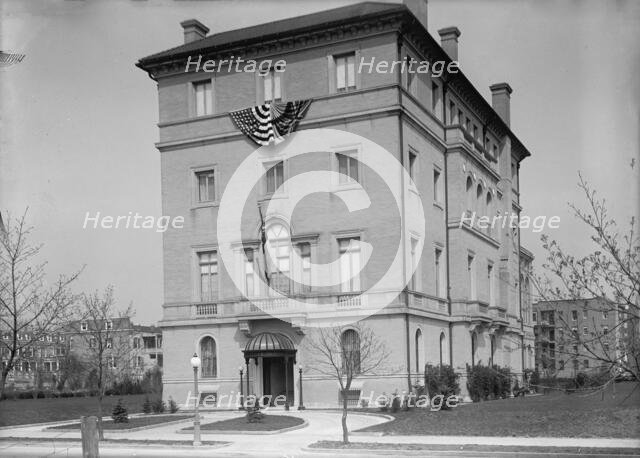 Residence of Samuel Miller Breckinridge Long, 3rd Asst. Secretary of State, Washington DC, 1917.  Creator: Harris & Ewing.