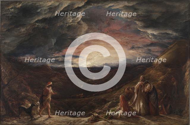 Noah: The Eve of the Deluge, 1848. Creator: John Linnell (British, 1792-1882).