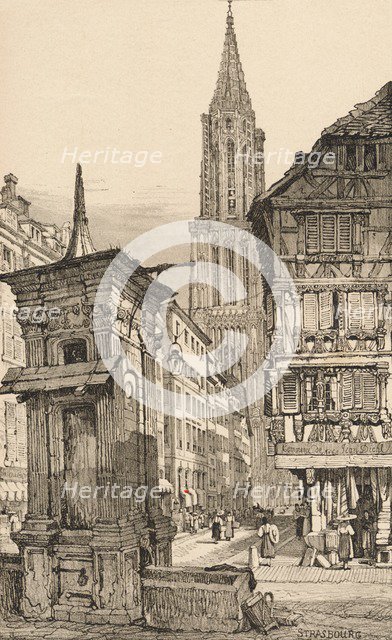 'Strasbourg', c1820 (1915). Artist: Samuel Prout.