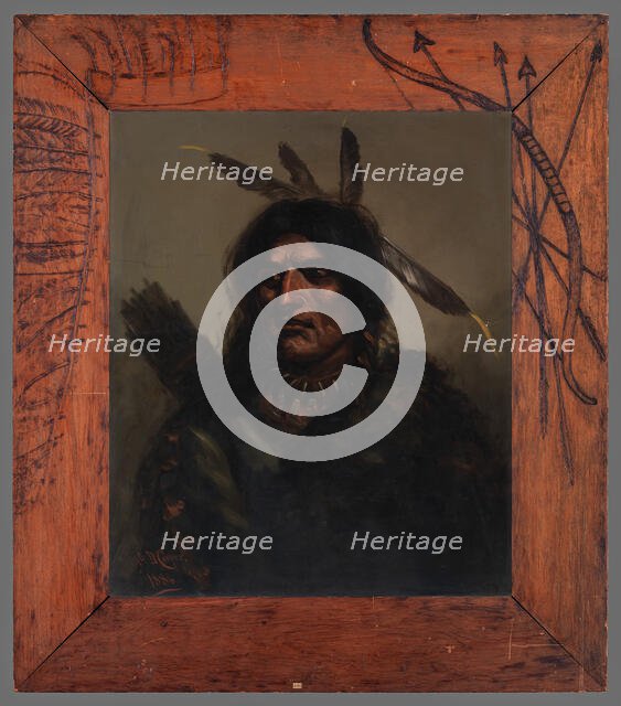 Indian Man with Quiver, 1886. Creator: Alexander Davis Cooper.