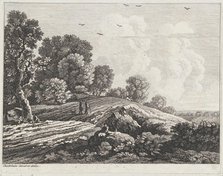 Landscape, ca. 1730-1758. Creator: Jean Baptiste Claude Chatelain.