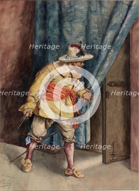 Musketeer on Guard, n.d. Creator: A. Arrunategin.