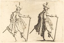 Gentleman with Cane, c. 1622. Creator: Jacques Callot.