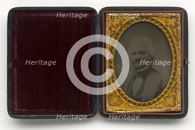 Ambrotype of Frederick Douglass, 1855-1865. Creator: Unknown.