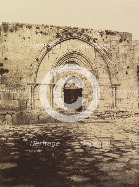 Jérusalem. (Environs) Tombeau de la vierge, 1860 or later. Creator: Louis de Clercq.