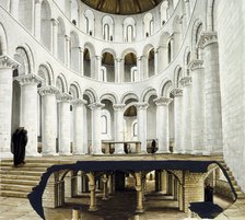 The presbytery and crypt at St Augustine's Abbey, c12th century, (c1990-2010). Artist: Peter Urmston.