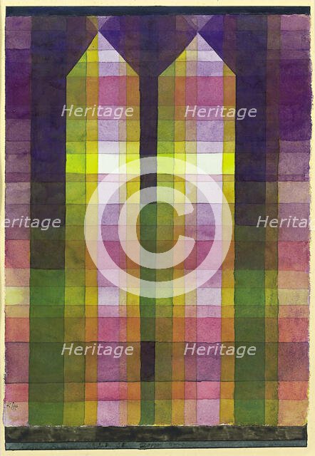 Double Tower, 1923. Creator: Klee, Paul (1879-1940).