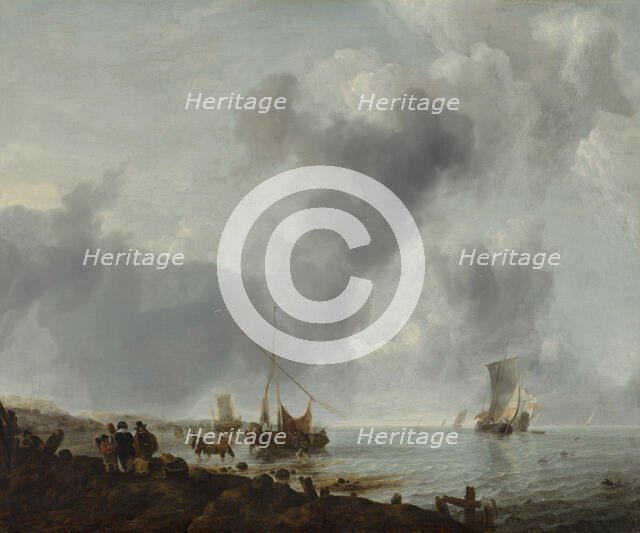 Ships off the Coast. Creator: Jan van de Cappelle.
