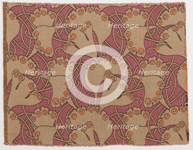 Textile design, 1898. Creator: Moser, Koloman (1868-1918).