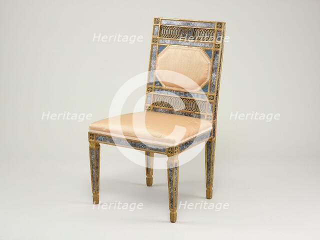 Side Chair, Sicilia, 1790/1800. Creator: Unknown.