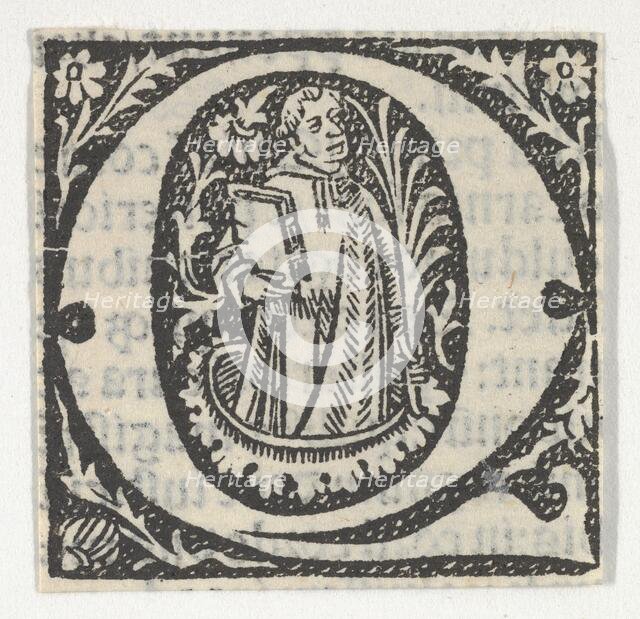 Decorated Roman alphabet, ca. 1499., ca. 1499. Creator: Anon.