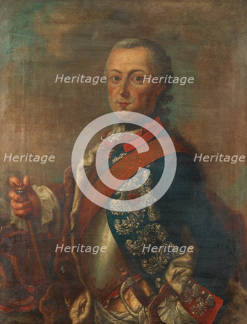 Portrait of Frederick II of Prussia (1712–1786). Artist: De la Croix, Pieter Frederik (1709-1782)