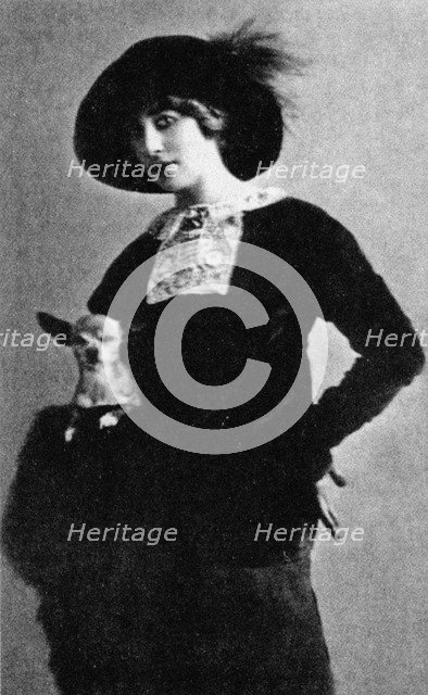 Olga Glebova-Sudeikina. Artist: Anonymous  