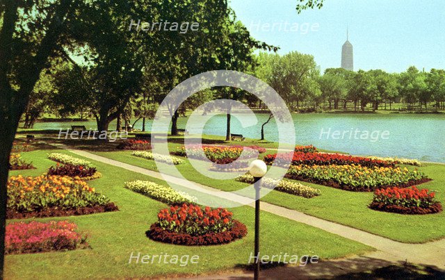 Loring Park, Minneapolis, Minnesota, USA, 1955. Artist: Unknown