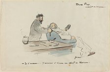 Project de Voyage, c. 1897. Creator: Jean Louis Forain.