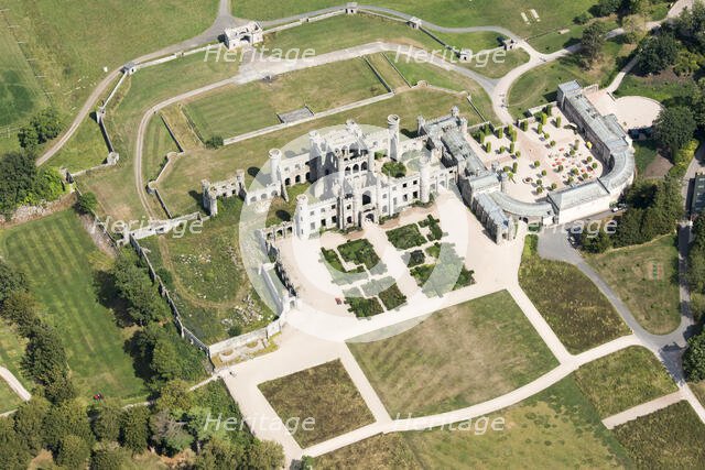 Lowther Castle, country house built as sham castle, now a ruin, Cumbria, 2018. Creator: Emma Trevarthen.