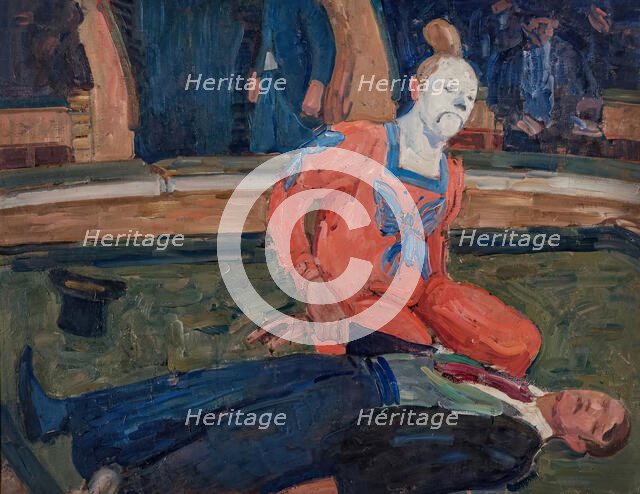 He is Dead, 1910. Creator: Gosta von Hennigs.