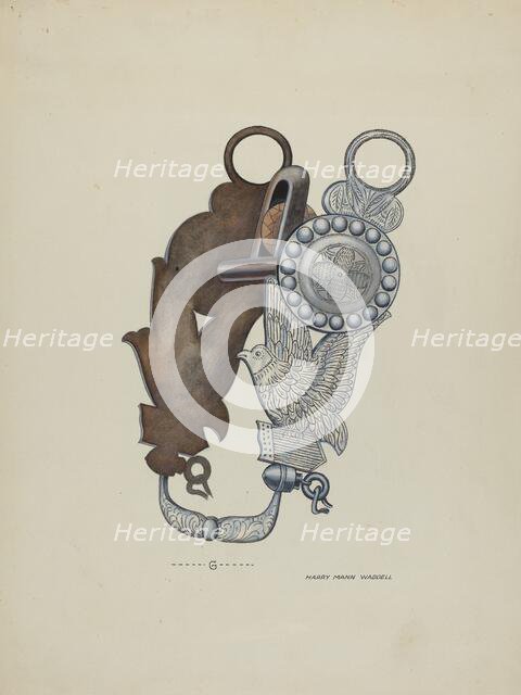 Sultan's Bit, c. 1937. Creator: Eva Fox.