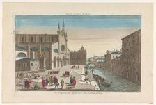 View of the church Santi Giovanni e Paolo in Venice, 1745-1775. Creator: Anon.