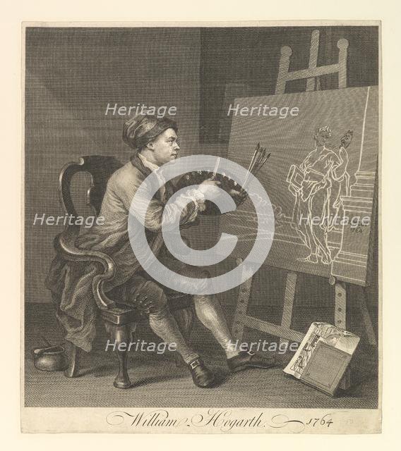 William Hogarth, Serjeant Painter to His Majesty, 1764. Creator: William Hogarth.