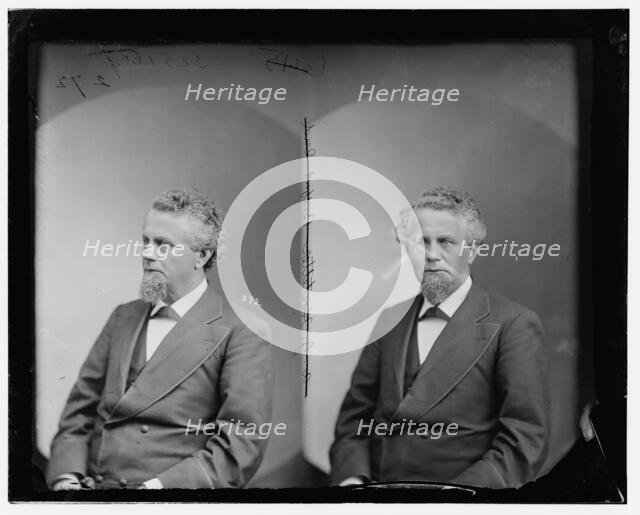 Abraham Jonathan Hostetler of Indiana, 1865-1880. Creator: Unknown.