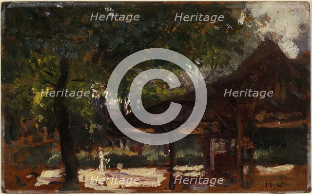 Étude pour le Cercle de l'île de Puteaux, c1907. Creator: Henri Gervex.