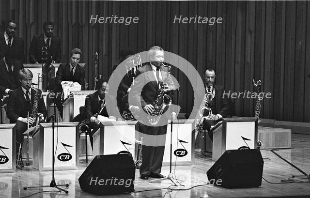 Frank Foster, Count Basie Orchestra, Barbican, London, 1986. Creator: Brian O'Connor.