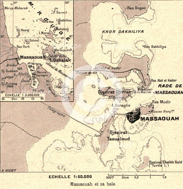 ''Massaouah et sa baie; Le Nord-Est Africain', 1914. Creator: Unknown.