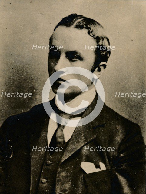 'George Curzon, 1st Marquess Curzon of Kedleston', (1859-1925), British Conservative, 1894-1907. Artist: Unknown.