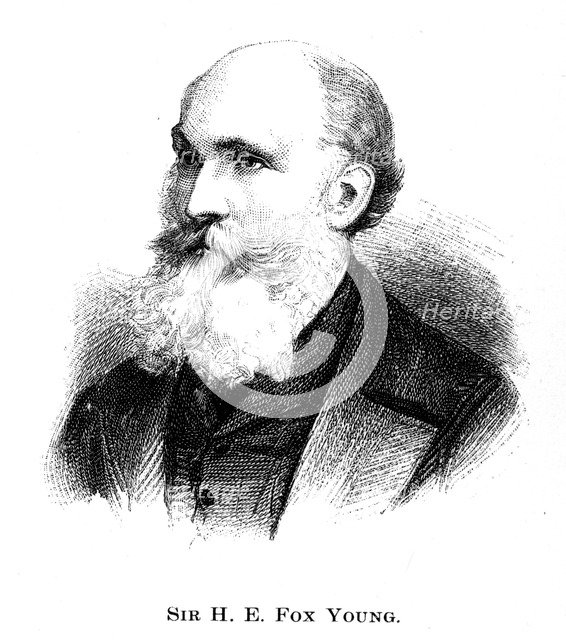 Sir Henry Edward Fox Young, (1886). Artist: Unknown