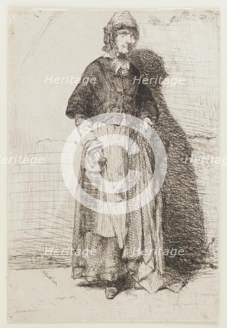 La Mère Gérard, 1858. Creator: James Abbott McNeill Whistler.