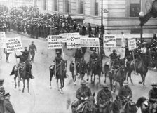 US 1st Army in the Victory Parade, New York, USA, 10 September 1919. Artist: Unknown