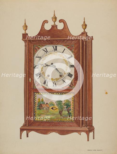 Mantel Clock, c. 1937. Creator: Francis Law Durand.
