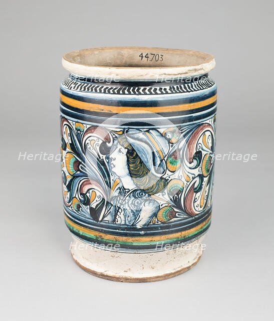 Storage Jar, Faenza, c. 1470/90. Creator: Unknown.