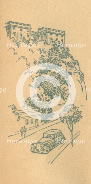 'Nottingham Castle', c1936. Artist: Unknown.