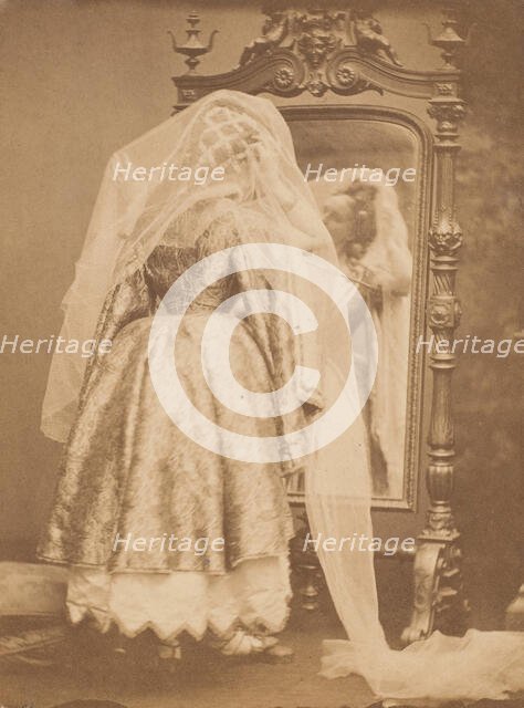 Le voile, 1860s. Creator: Pierre-Louis Pierson.