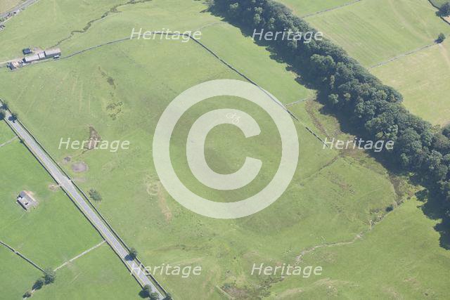 Hill figure of a bicycle on the route of the Tour de Yorkshire, Worton, North Yorkshire, 2014. Creator: Historic England Staff Photographer.