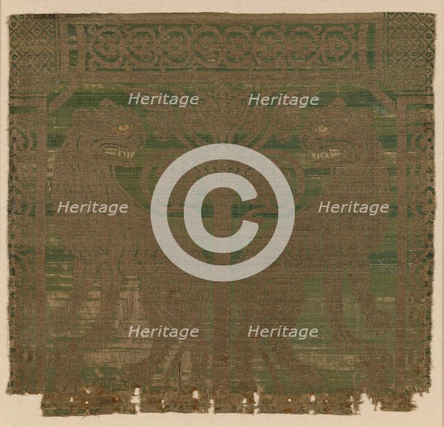 Fragment, Spain, 13th century. Creator: Unknown.