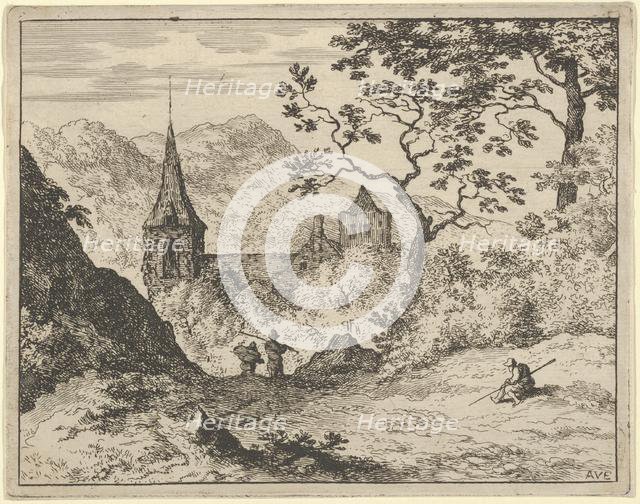 The Church in the Valley, 17th century. Creator: Allart van Everdingen.