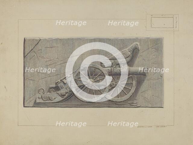 Bas Relief, c. 1938. Creator: Edward L Loper.