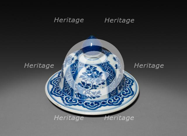 Vase with Cover (lid), 1662-1722. Creator: Unknown.