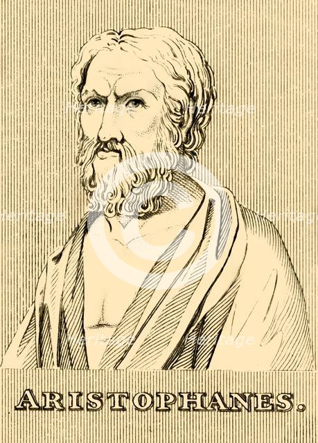 'Aristophanes', (c460-380 BC), 1830. Creator: Unknown.