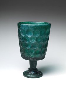 Footed Goblet, Iran, 7th-8th century. Creator: Unknown.