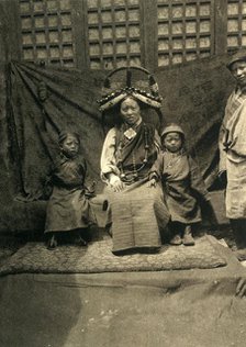 'Family of the Governor of Tingri', c1918-c1939. Creator: Unknown.