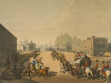 Whitechapel Turnpike, London, 1798. Artist: Thomas Rowlandson